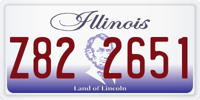 IL license plate Z822651