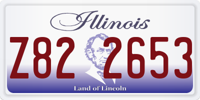 IL license plate Z822653