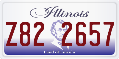 IL license plate Z822657