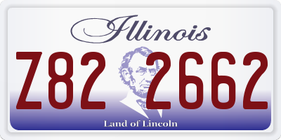 IL license plate Z822662