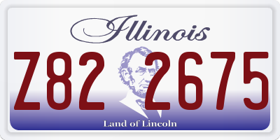 IL license plate Z822675
