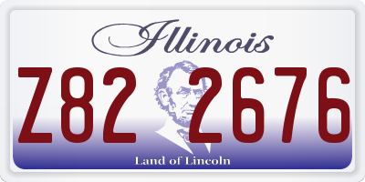 IL license plate Z822676