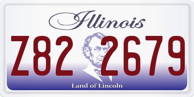 IL license plate Z822679
