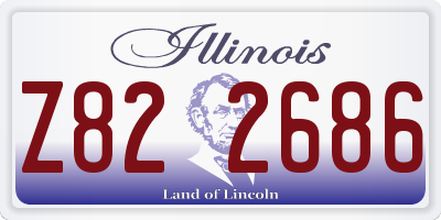 IL license plate Z822686