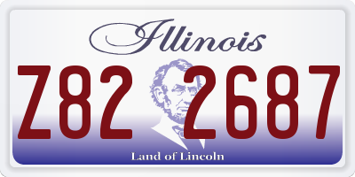 IL license plate Z822687