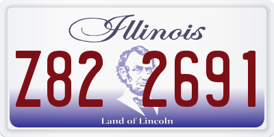 IL license plate Z822691