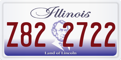 IL license plate Z822722