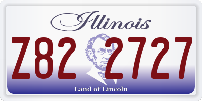 IL license plate Z822727