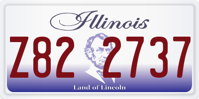 IL license plate Z822737