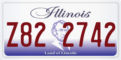 IL license plate Z822742