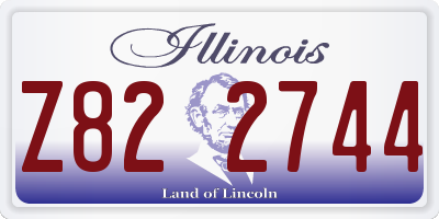 IL license plate Z822744