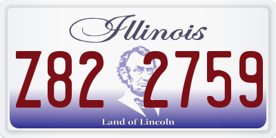 IL license plate Z822759