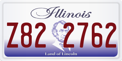 IL license plate Z822762