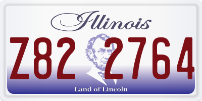 IL license plate Z822764