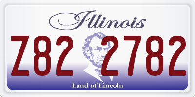 IL license plate Z822782