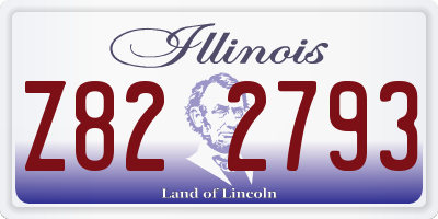 IL license plate Z822793