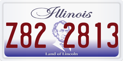 IL license plate Z822813