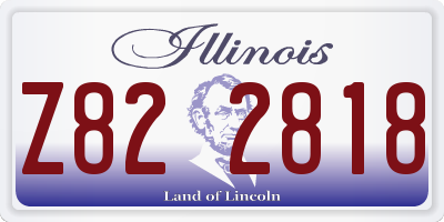 IL license plate Z822818