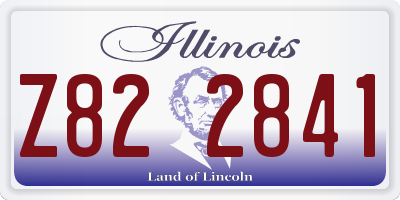 IL license plate Z822841
