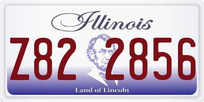 IL license plate Z822856