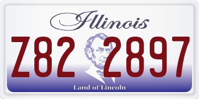IL license plate Z822897