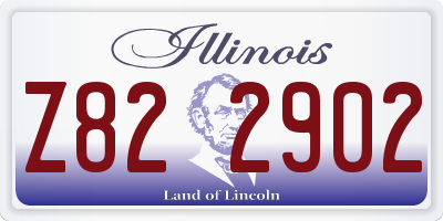 IL license plate Z822902
