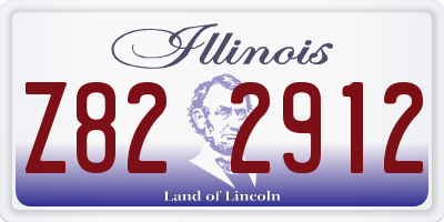 IL license plate Z822912