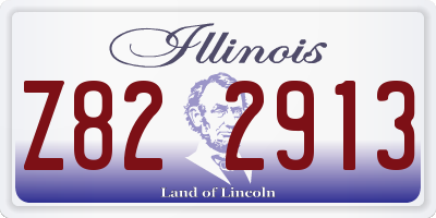 IL license plate Z822913