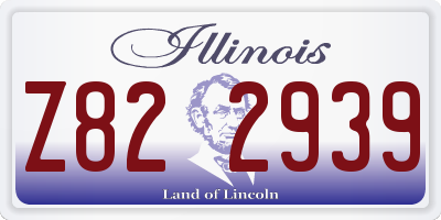 IL license plate Z822939