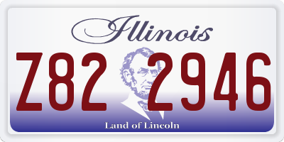 IL license plate Z822946