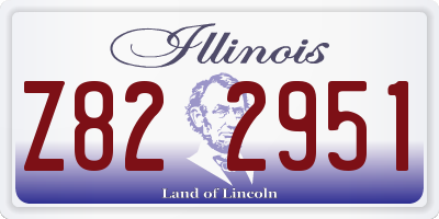 IL license plate Z822951