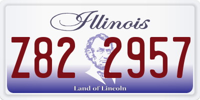 IL license plate Z822957