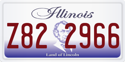 IL license plate Z822966