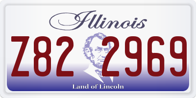 IL license plate Z822969