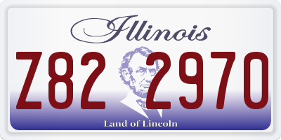 IL license plate Z822970