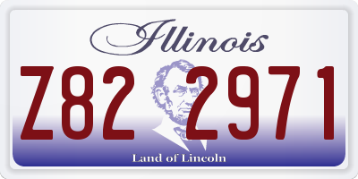 IL license plate Z822971