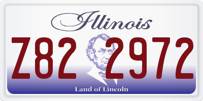 IL license plate Z822972