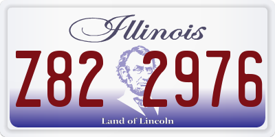 IL license plate Z822976