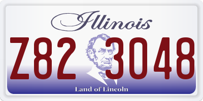IL license plate Z823048