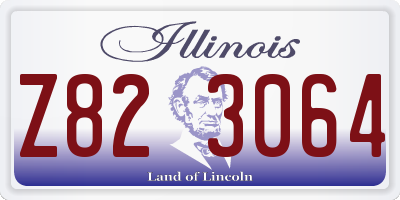 IL license plate Z823064