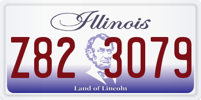 IL license plate Z823079