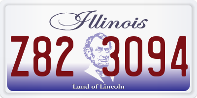 IL license plate Z823094
