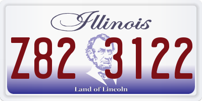 IL license plate Z823122