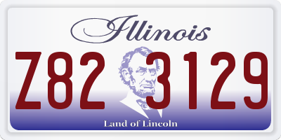 IL license plate Z823129