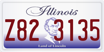 IL license plate Z823135
