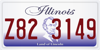 IL license plate Z823149