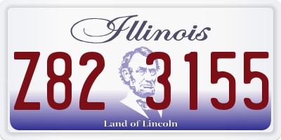 IL license plate Z823155