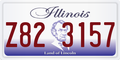 IL license plate Z823157
