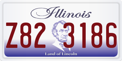 IL license plate Z823186