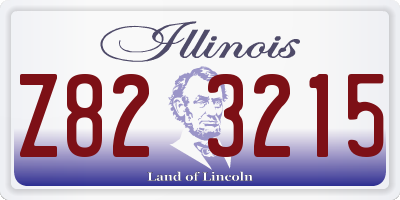 IL license plate Z823215